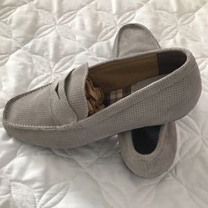 Buks Walk Over 11.5 Gray Penny Loafer